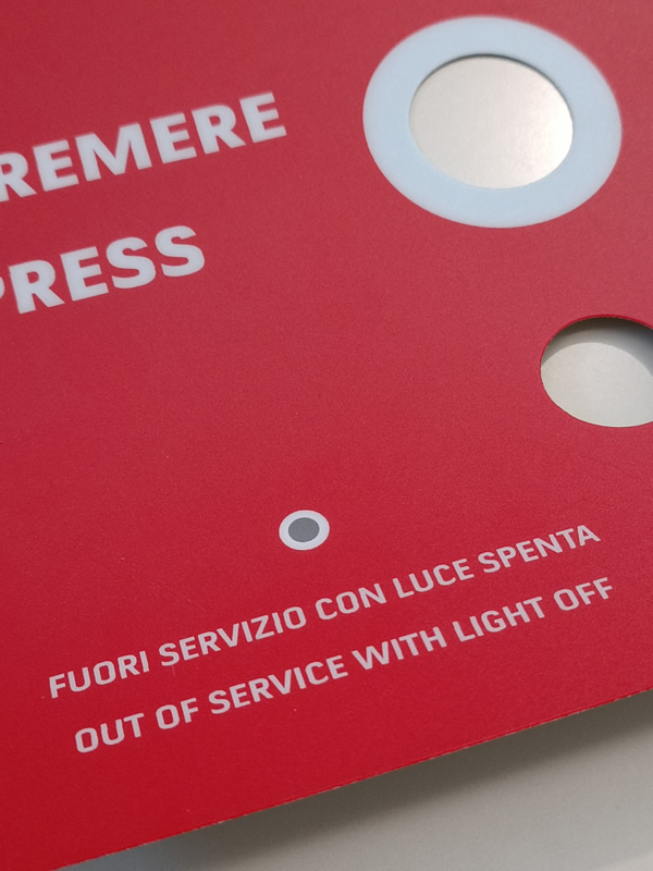 Etichetta resistente all’usura per ferrovia